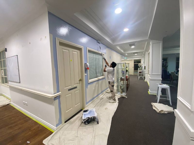 Interior painting for aged care home