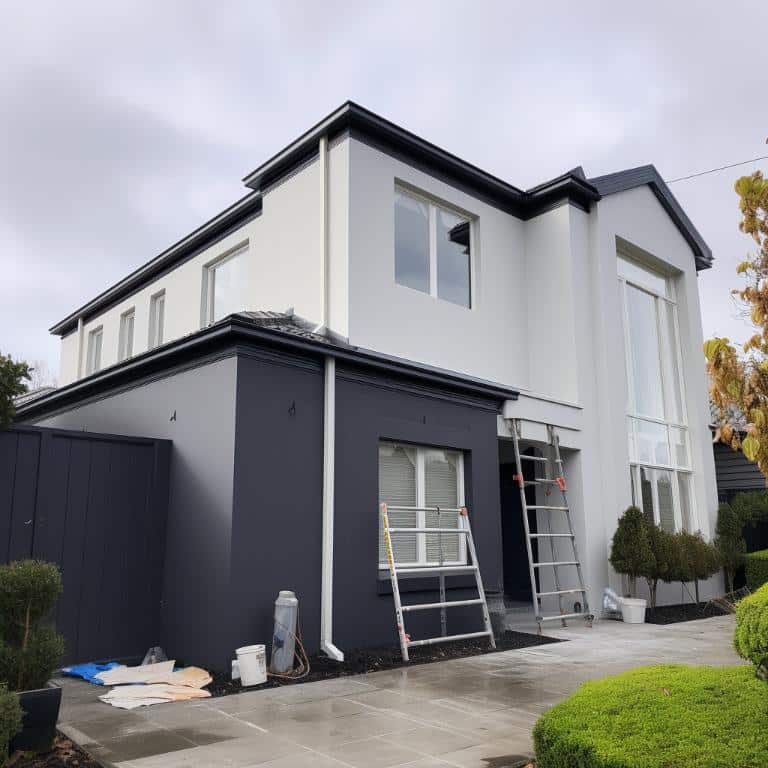 Beaumaris large exterior house paint job