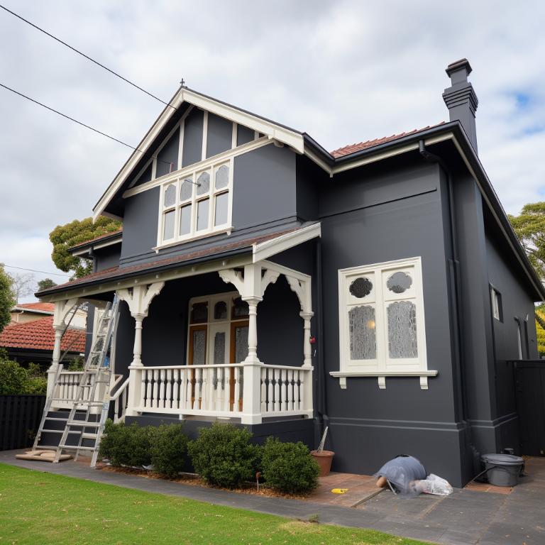 Collingwood exterior house painting