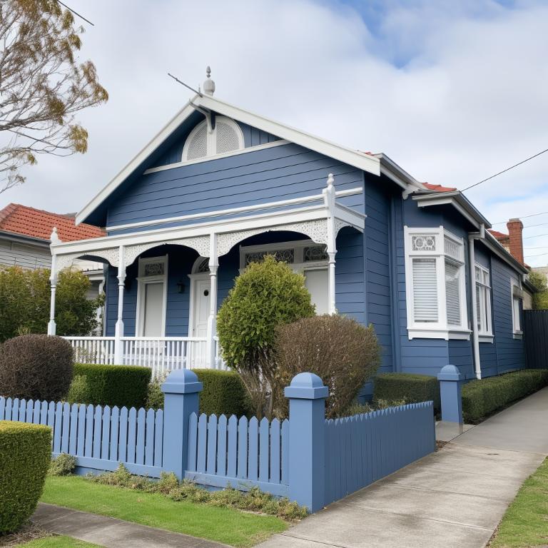 Docklands small exterior house paint job
