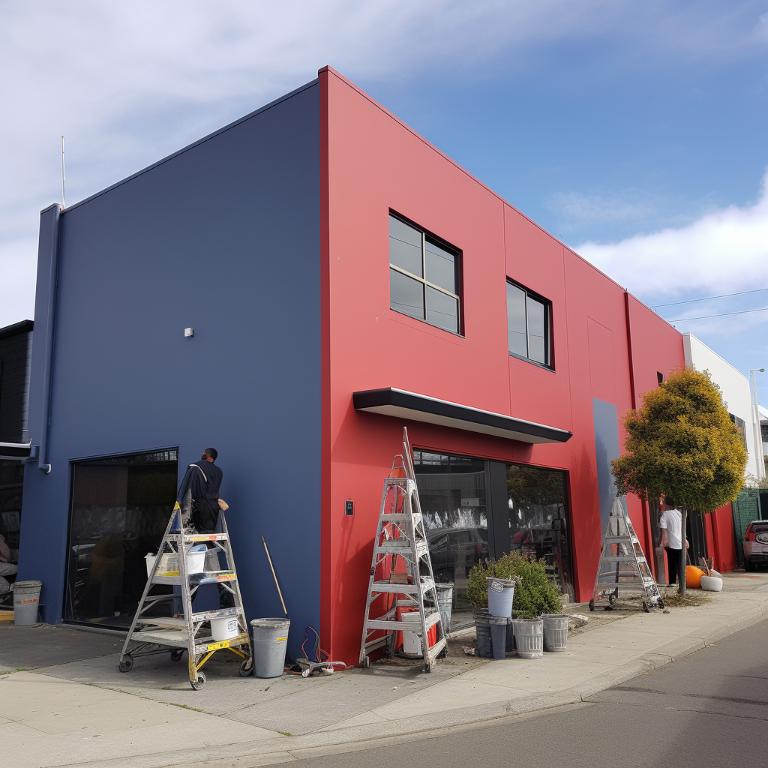 Maribyrnong commercial building painting