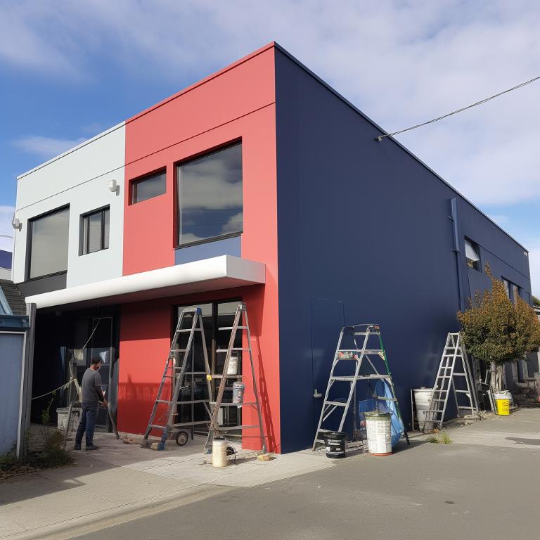 Moonee Ponds commercial building painting