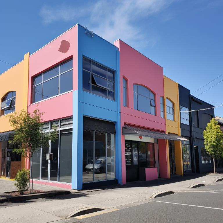 Yarraville commercial building painting