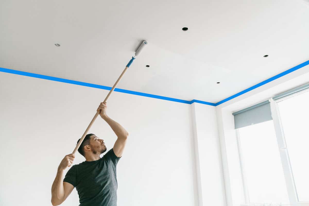 Painting ceiling