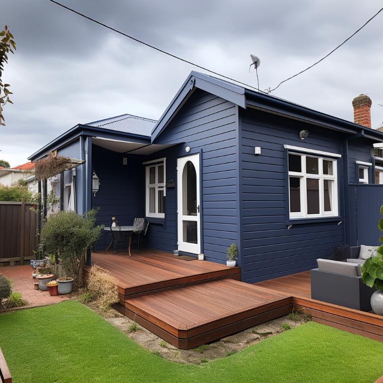 Canterbury large exterior house paint job