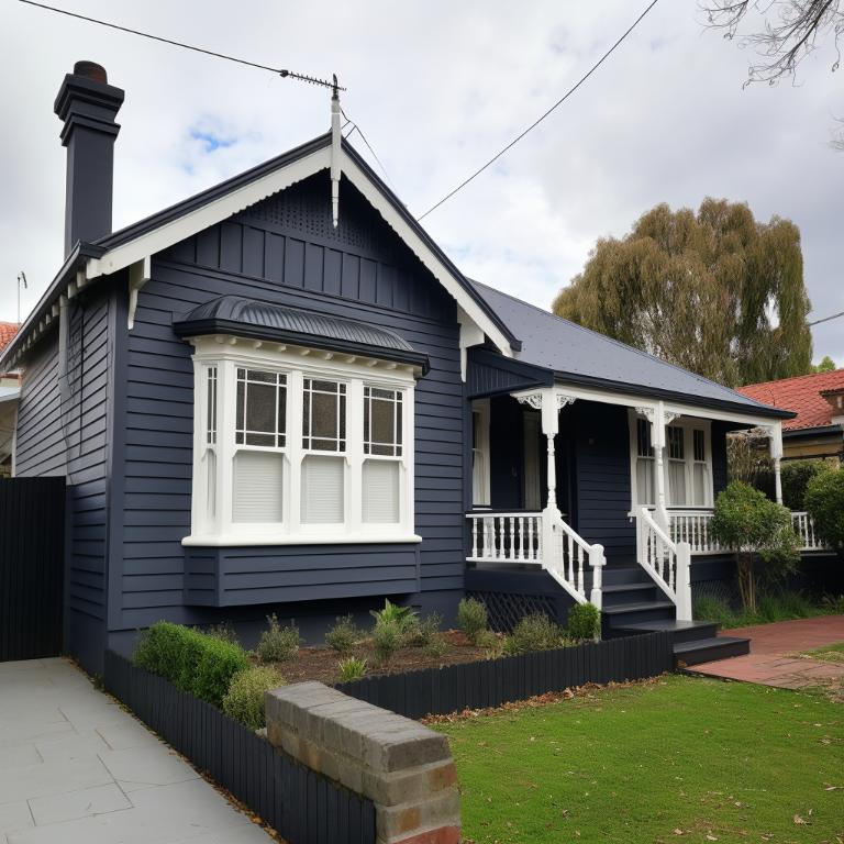 Coburg large exterior house paint job