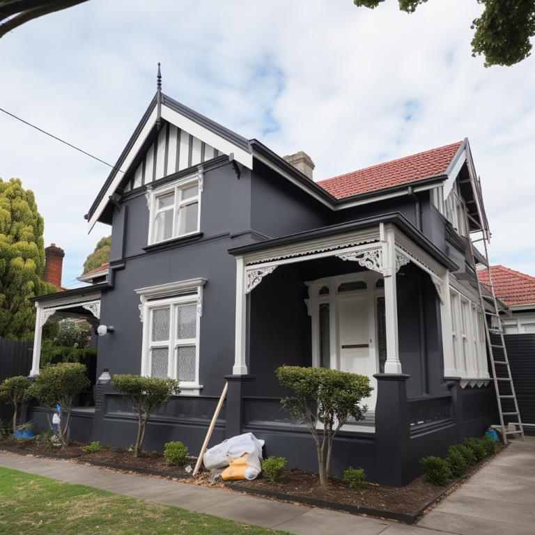 Docklands exterior house painting