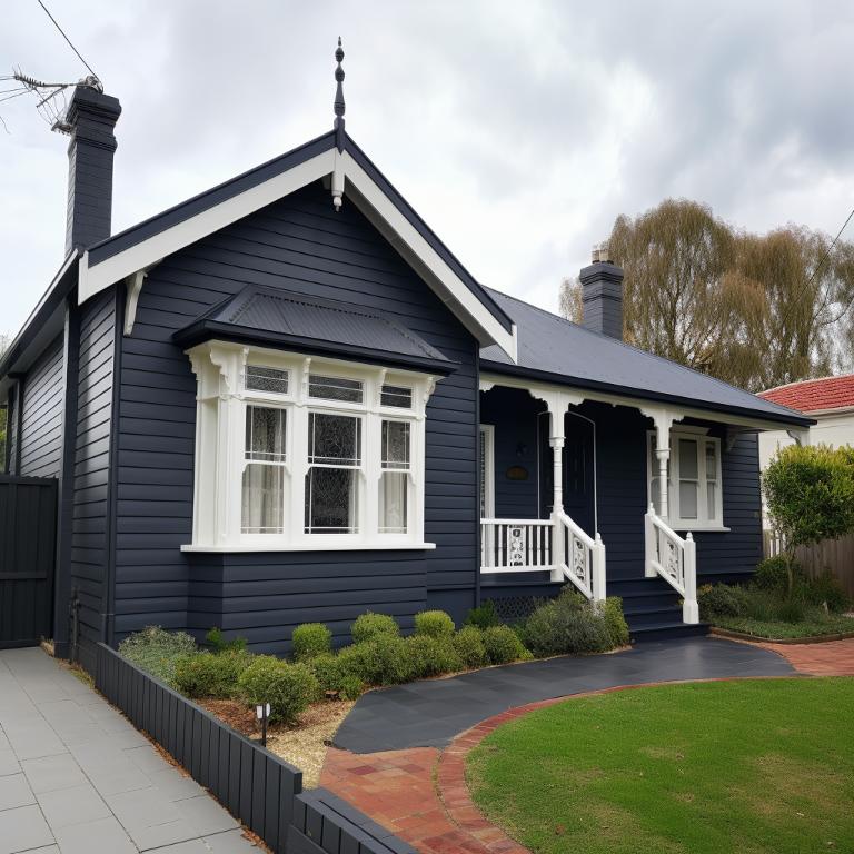 Eltham large exterior house paint job