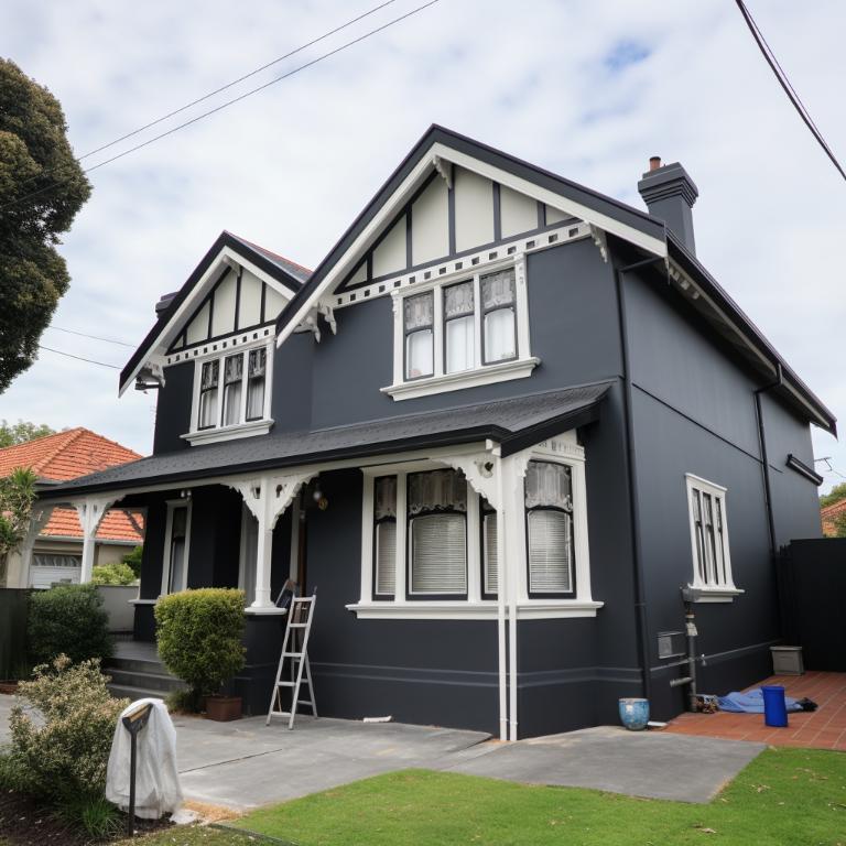 Kingsville large exterior house paint job