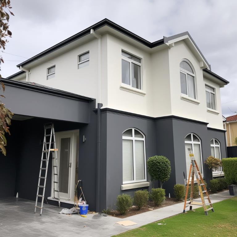 Kingsville small exterior house paint job