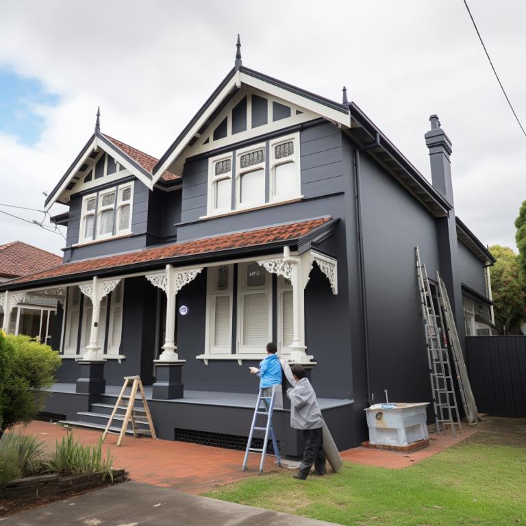 Maribyrnong exterior house painting
