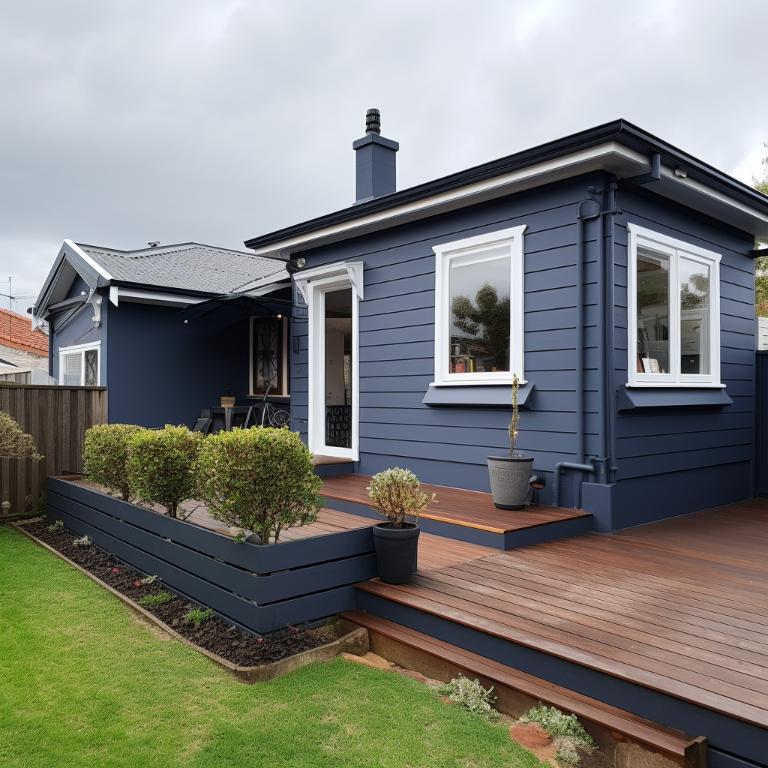 Middle Park large exterior house paint job
