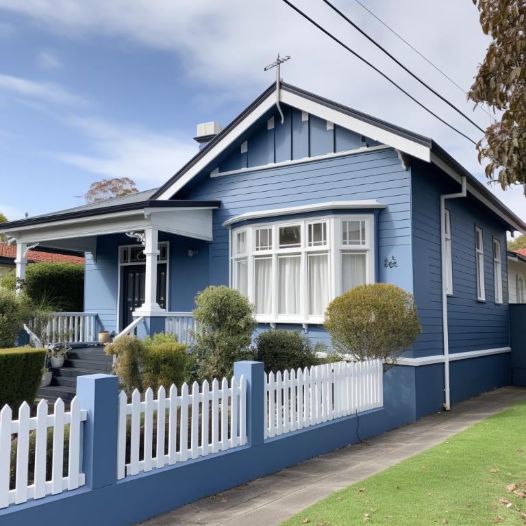 Middle Park small exterior house paint job