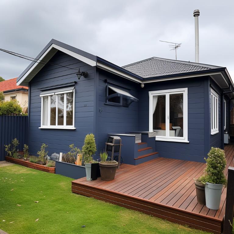 Sandringham large exterior house paint job